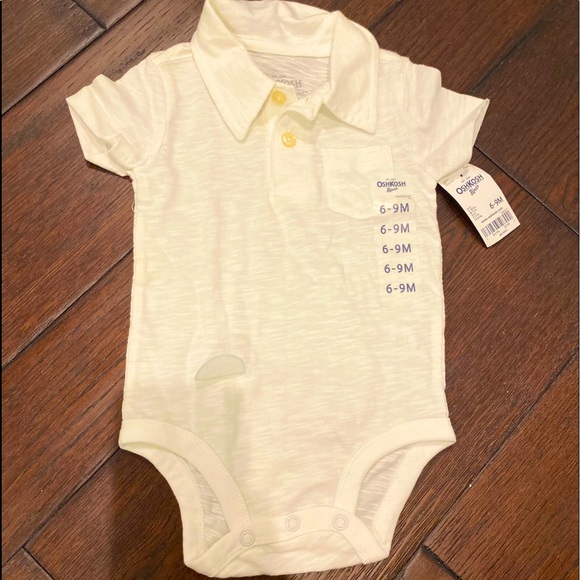 OshKosh B'gosh Other - White collar onesie